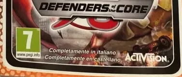 Bakugan: Defenders of the Core, the PEGI square on its front