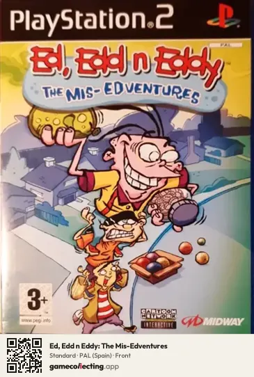 Ed, Edd n Eddy: The Mis-Edventures PlayStation 2, Spain box front