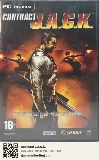 Contract J.A.C.K. Computer, PAL box front