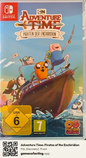 Adventure Time: Pirates of the Enchiridion Nintendo Switch, Germany box front