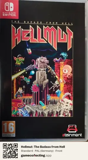 Hellmut: The Badass from Hell Nintendo Switch, Germany box front
