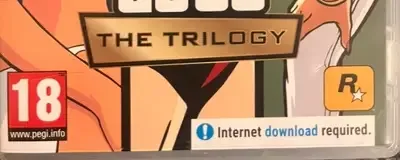 Grand Theft Auto: The Trilogy: The Definitive Edition, the USK square on its front