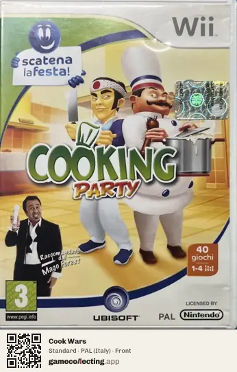 Cook Wars Nintendo Wii, Italy box front