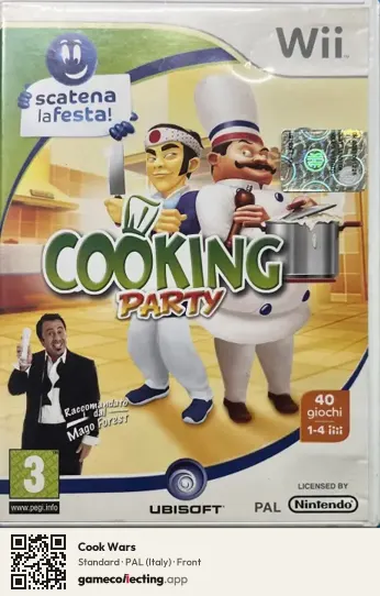 Cook Wars Nintendo Wii, Italy box front