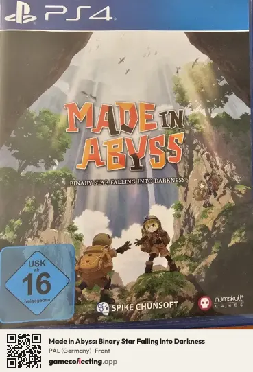 Made in Abyss: Binary Star Falling into Darkness PlayStation 4, Germany box front