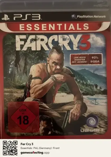 Far Cry 3 PlayStation 3, Germany box front
