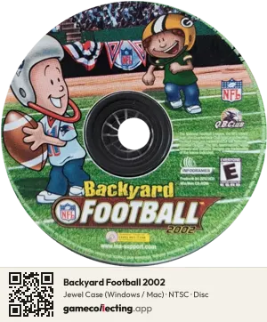 Backyard Football 2002 Computer, NTSC disc