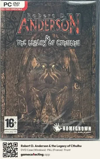 Robert D. Anderson & the Legacy of Cthulhu Computer, France box front