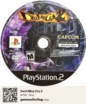 Devil May Cry 2 PlayStation 2, NTSC disc