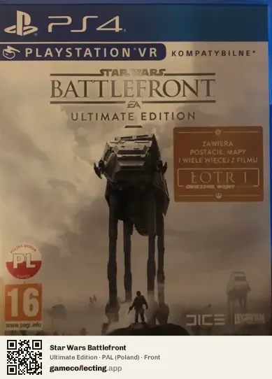 Star Wars Battlefront PlayStation 4, Poland box front