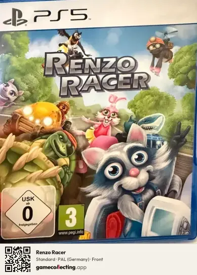 Renzo Racer PlayStation 5, Germany box front