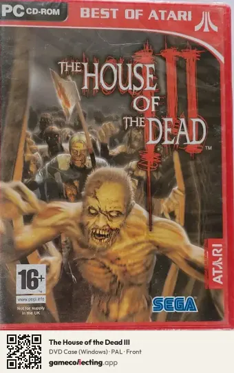 The House of the Dead III Computer, PAL box front