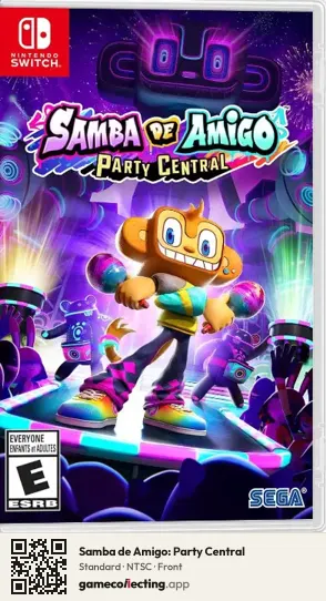 Samba de Amigo: Party Central Nintendo Switch, NTSC box front