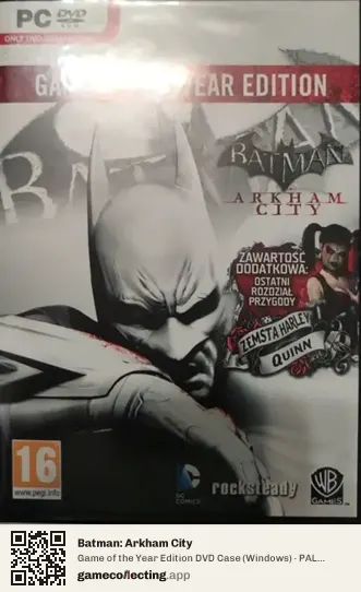 Batman: Arkham City Computer, Poland box front