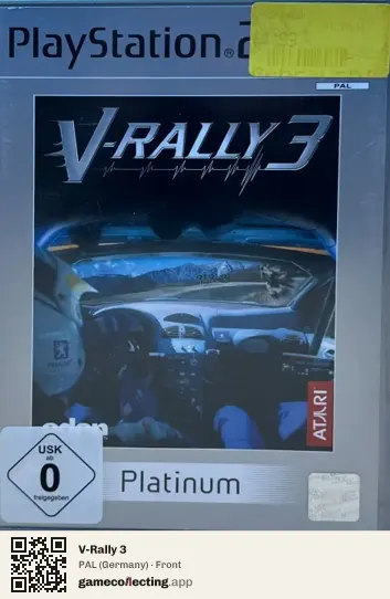 V-Rally 3 PlayStation 2, Germany box front