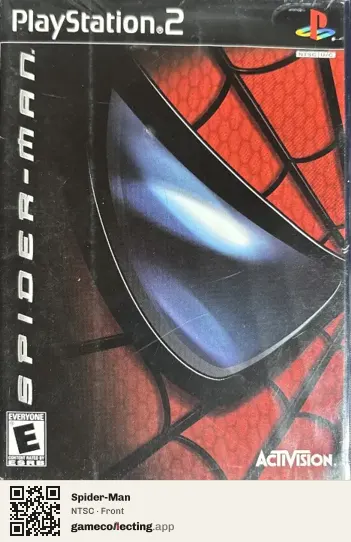 Spider-Man PlayStation 2, NTSC box front
