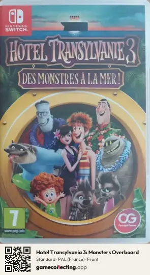Hotel Transylvania 3: Monsters Overboard Nintendo Switch, France box front