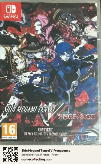 Shin Megami Tensei V: Vengeance Nintendo Switch, France box front