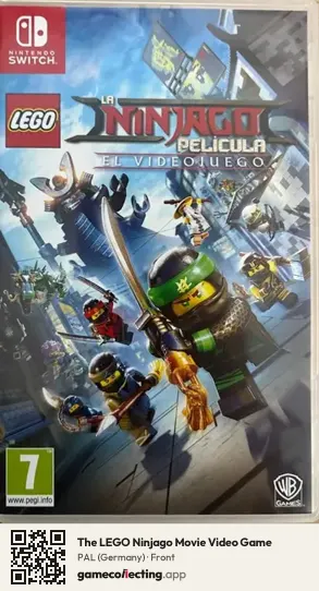 The LEGO Ninjago Movie Video Game Nintendo Switch, Germany box front