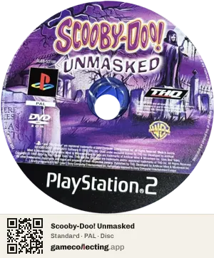 Scooby-Doo! Unmasked PlayStation 2, PAL disc