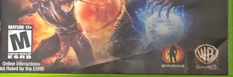 Mortal Kombat, the ESRB box on its front