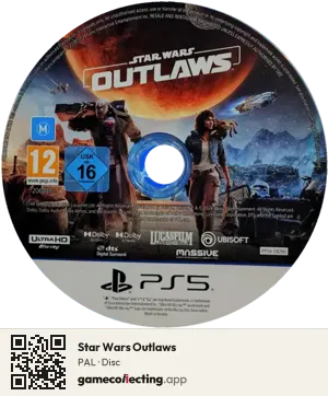 Star Wars Outlaws PlayStation 5, PAL disc