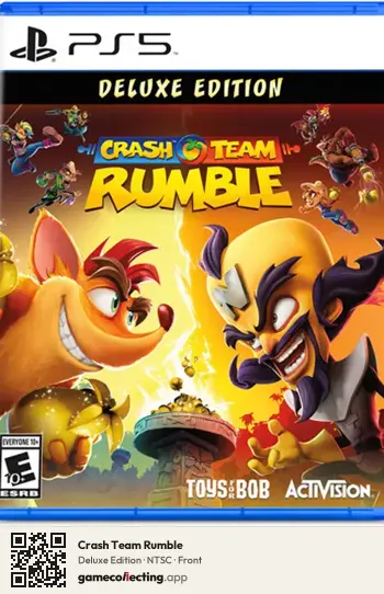 Crash Team Rumble PlayStation 5, NTSC box front