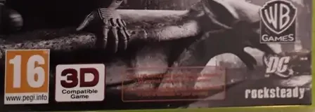 Batman: Arkham City, the PEGI square on its front