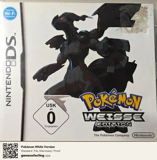 Pokémon White Version Nintendo DS, Germany box front
