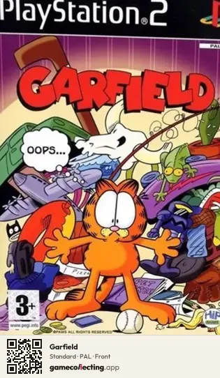 Garfield PlayStation 2, PAL box front