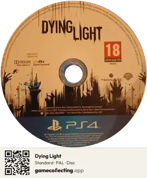 Dying Light PlayStation 4, PAL disc
