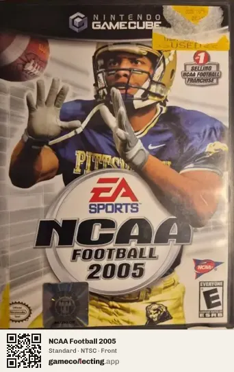 NCAA Football 2005 Nintendo GameCube, NTSC box front