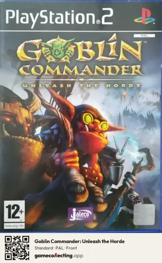 Goblin Commander: Unleash the Horde PlayStation 2, PAL box front