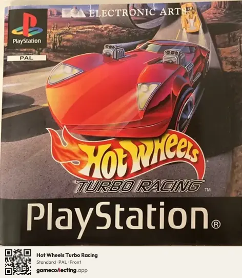 Hot Wheels Turbo Racing PlayStation, PAL box front