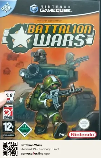 Battalion Wars Nintendo GameCube, Germany box front