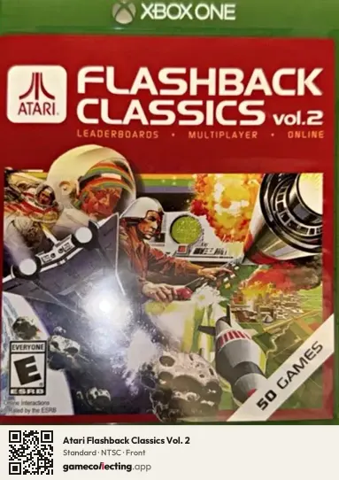 Atari Flashback Classics Vol. 2 Xbox One, NTSC box front