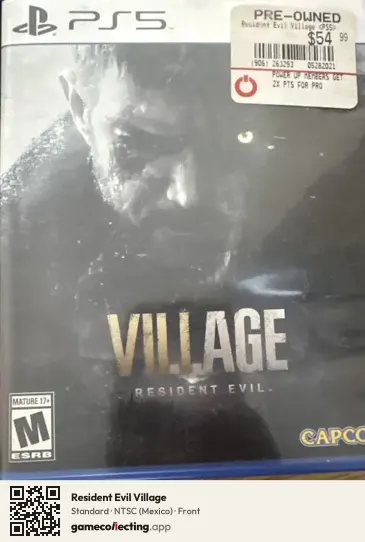 Resident Evil Village PlayStation 5, Mexico box front
