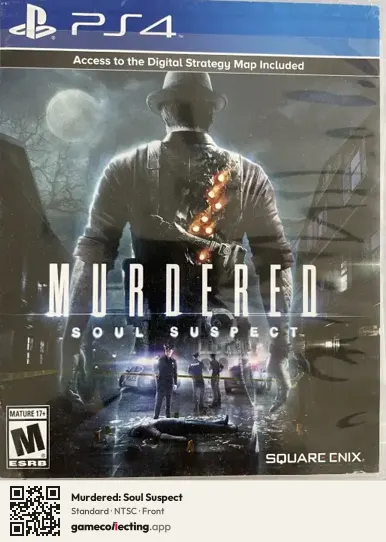 Murdered: Soul Suspect PlayStation 4, NTSC box front