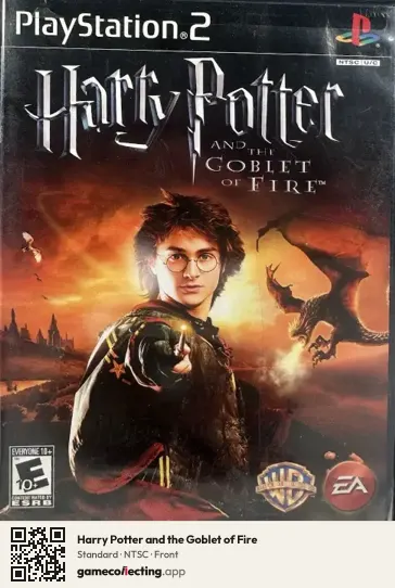 Harry Potter and the Goblet of Fire PlayStation 2, NTSC box front