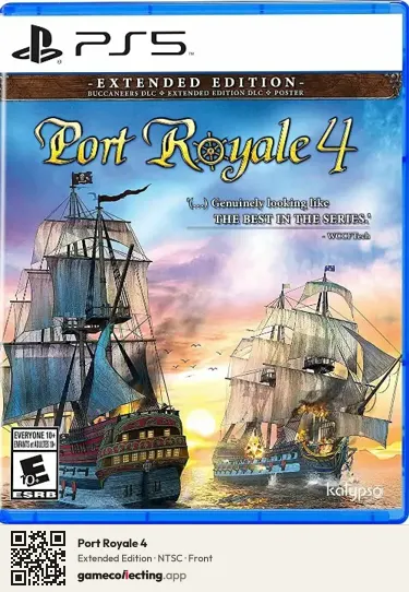Port Royale 4 PlayStation 5, NTSC box front