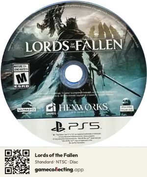 Lords of the Fallen PlayStation 5, NTSC disc