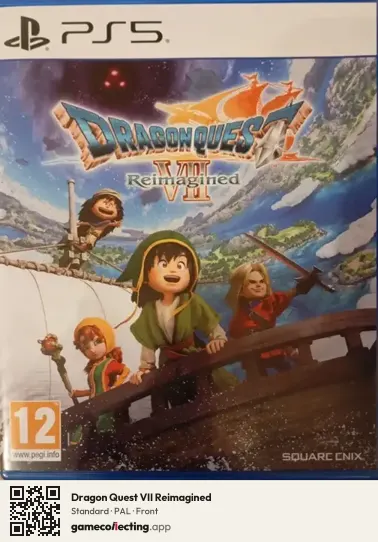 Dragon Quest VII Reimagined PlayStation 5, PAL box front