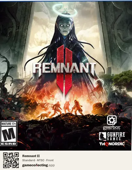 Remnant II PlayStation 5, NTSC box front