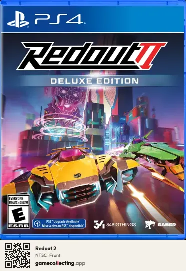 Redout 2 PlayStation 4, NTSC box front