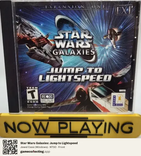 Star Wars Galaxies: Jump to Lightspeed Computer, NTSC box front