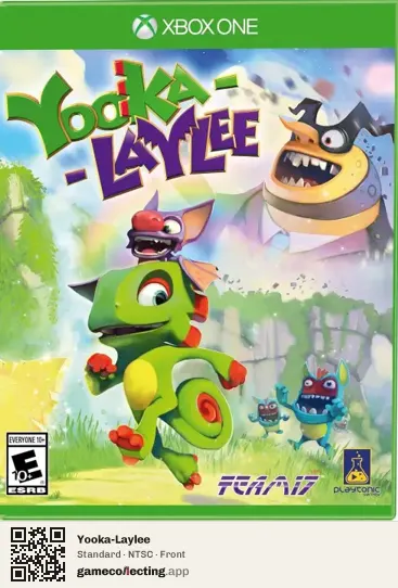 Yooka-Laylee Xbox One, NTSC box front