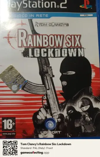 Tom Clancy's Rainbow Six: Lockdown PlayStation 2, Italy box front