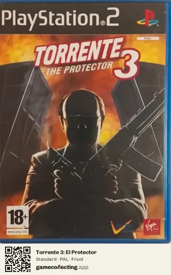 Torrente 3: El Protector PlayStation 2, PAL box front