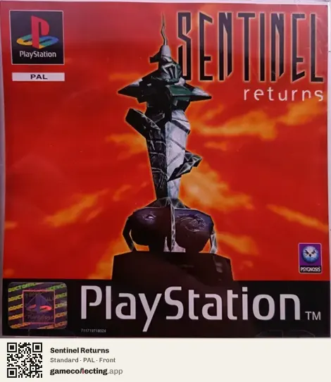 Sentinel Returns PlayStation, PAL box front