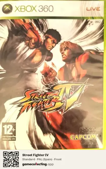 Street Fighter IV Xbox 360, Spain box front